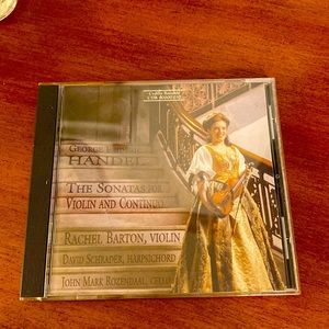 Gently used Rachel Barton, Violin. Handel The Sonatas for violin